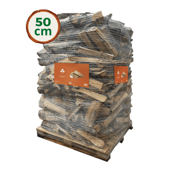 Bois de chauffage 50 cm Wooday –100% feuillus - 2.5 Stères